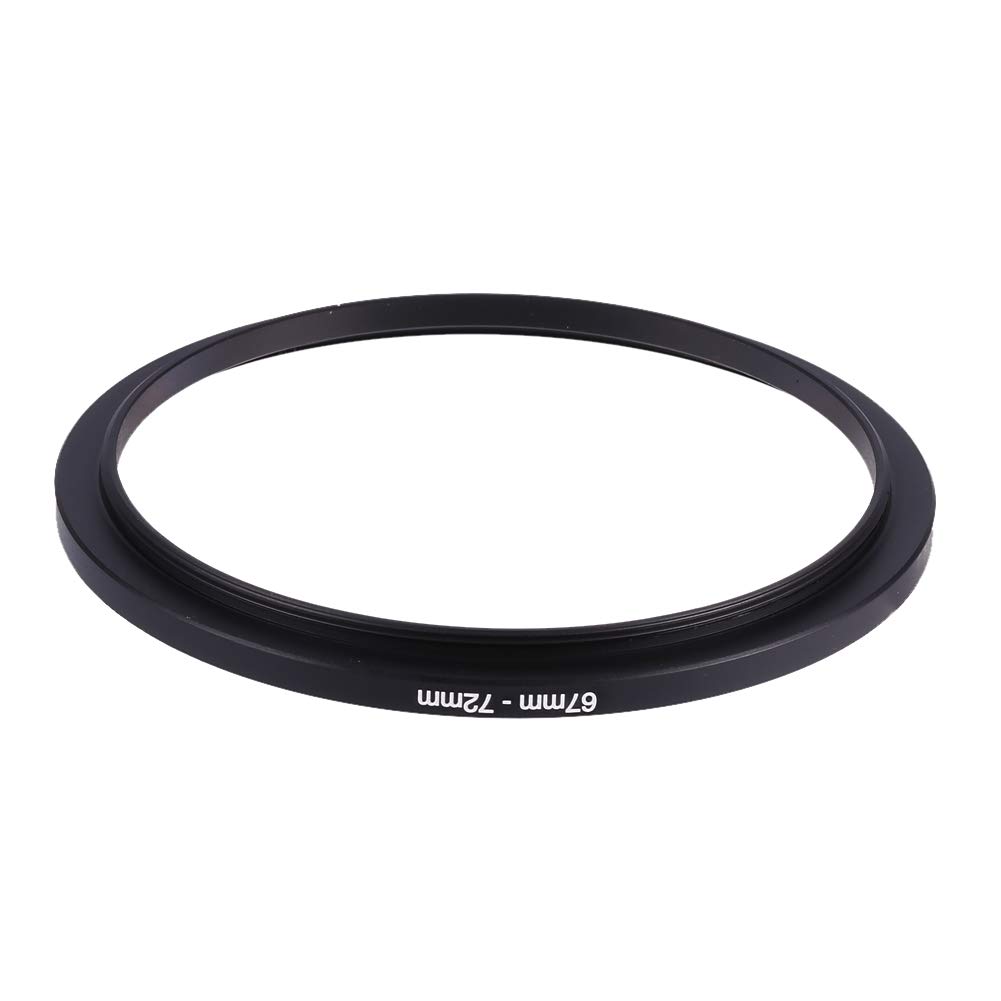 Akozon Pierścień Step Up 67 mm do 72 mm, pierścienie Step Up Step Down 67 mm do 72 mm DSLR/lustrzanka obiektywu, filtr pierścieniowy adapter 67-72 mm akcesoria fotograficzne