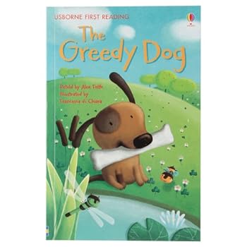 Paperback Greedy Dog (First Reading Level 1) Book