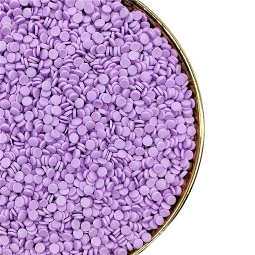 NIPEOR Purple Sprinkles Confetti Sprinkles 3.53oz/100g Edible Sprinkle Topping Confetti