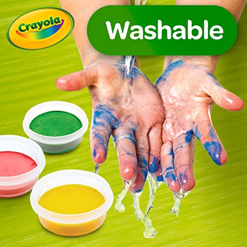 Crayola 811518 Spill Proof Paint Set (8Ct), Washable Toddler Paint Kit, With Activity Pages, Kids Paint Brushes thumb #3