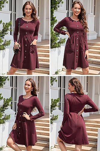 OUGES Midi Dress with Pockets – Great Deal at $8.55 - Image 4