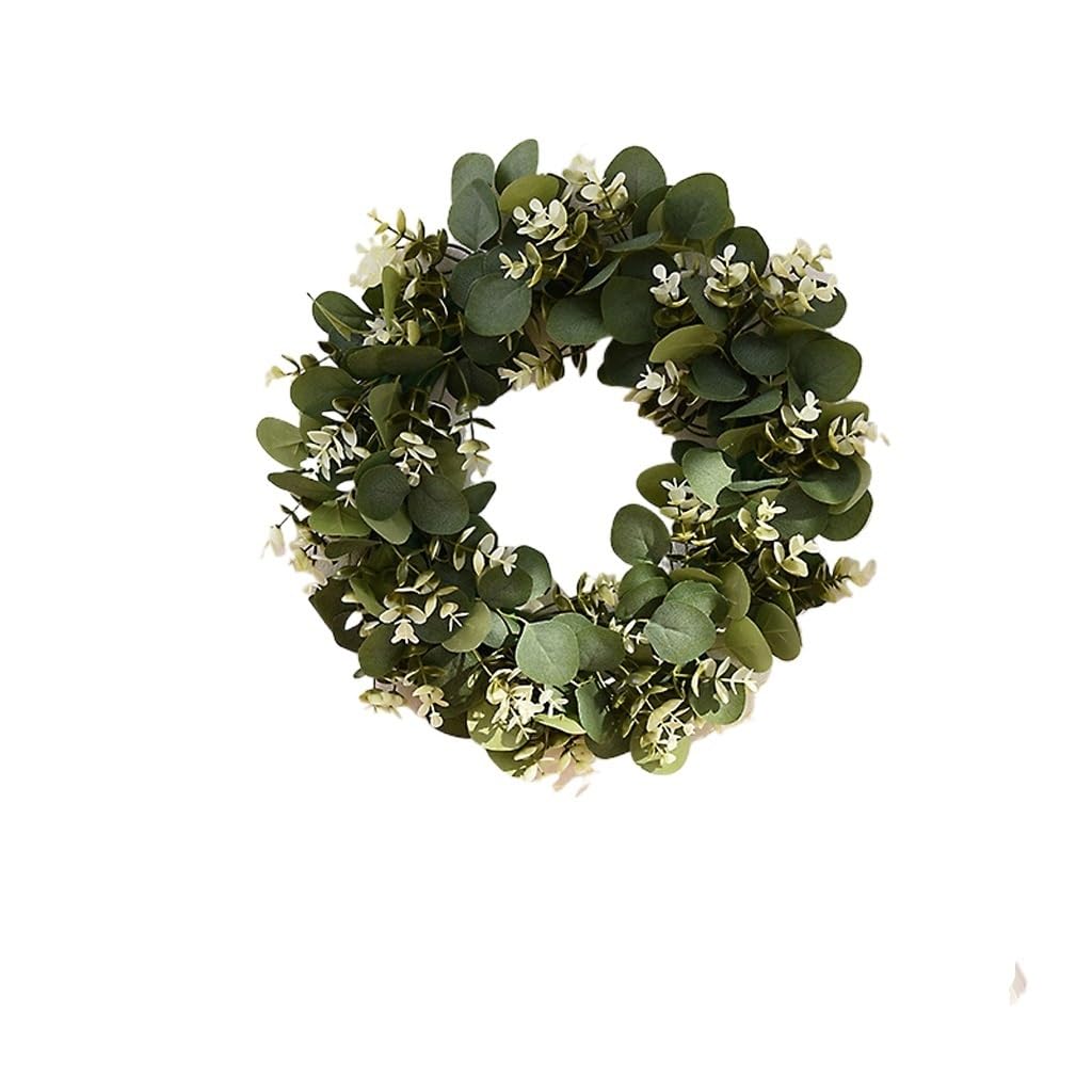 Couronnes de fleurs pour fenêtres et décoration de maison festive et chaleureuse