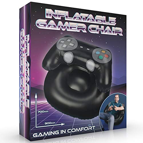 Robert Dyas - Silla hinchable, color negro