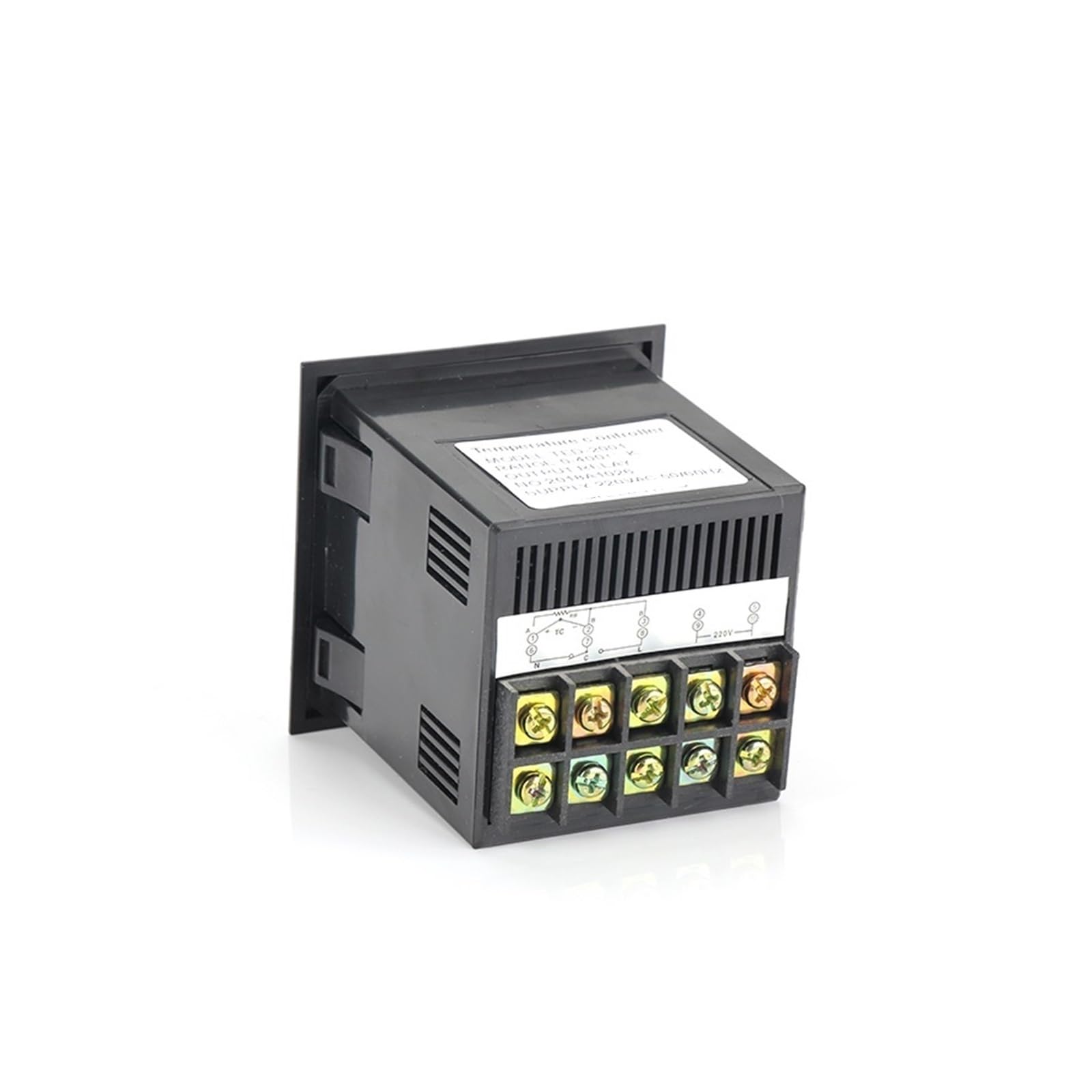 regolatore di Temperatura Ted 72 * 72mm KJ PT100 Tipo AC220V 110V 24V 380V Manopola 0-100 300 400 600 Gradi Termostato Digitale Regolatore di Temperatura Alimentato(J 0-200,380V)