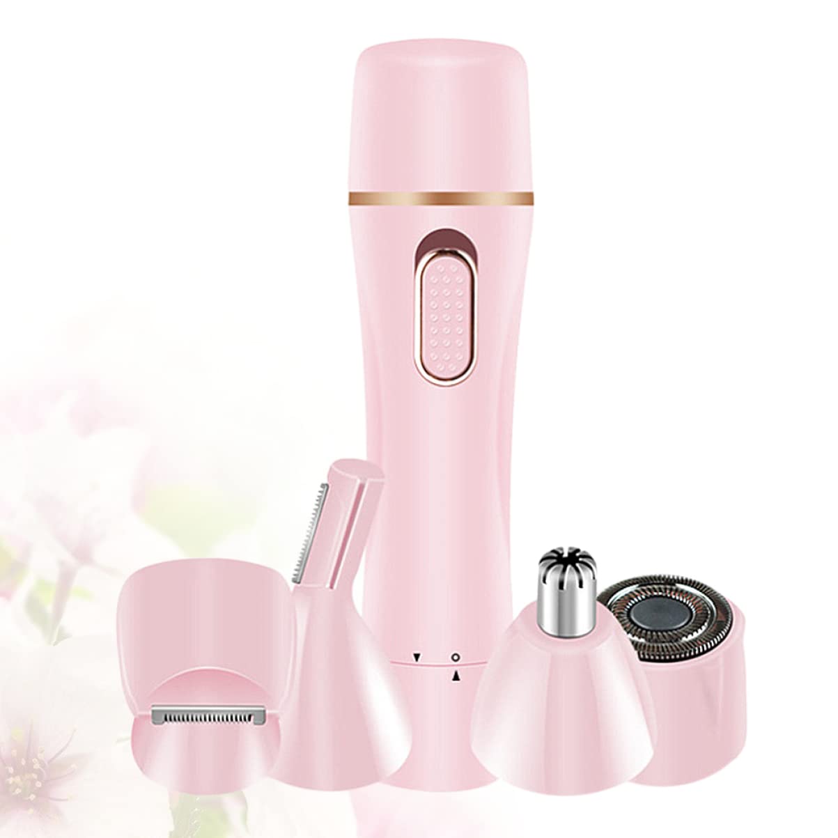 Healeved Depiladora Eléctrica Carga Usb para Mujer Multifunción No Pellizca el Vello Material Abs Adecuado para Uso Corporal y Facial