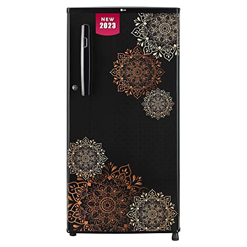 LG 185 L 3 Direct-Cool Single-Door Refrigerator (GL-B199OERD, Ebony Regal, Fastest Ice Making, 2023 Model)