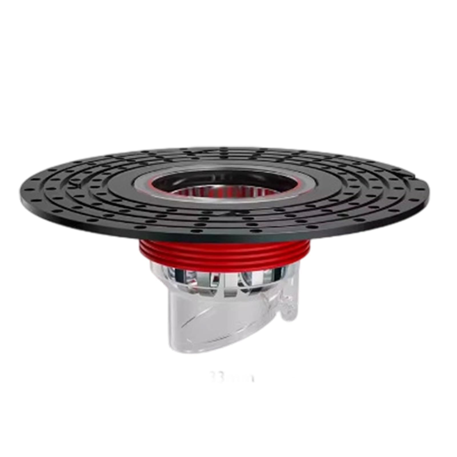 Strong ABS Electroplated Blocking Drain Insert Bathroom Shower Strainer Hair Clog Meshing for Bathreoom Erosion Drain Cores