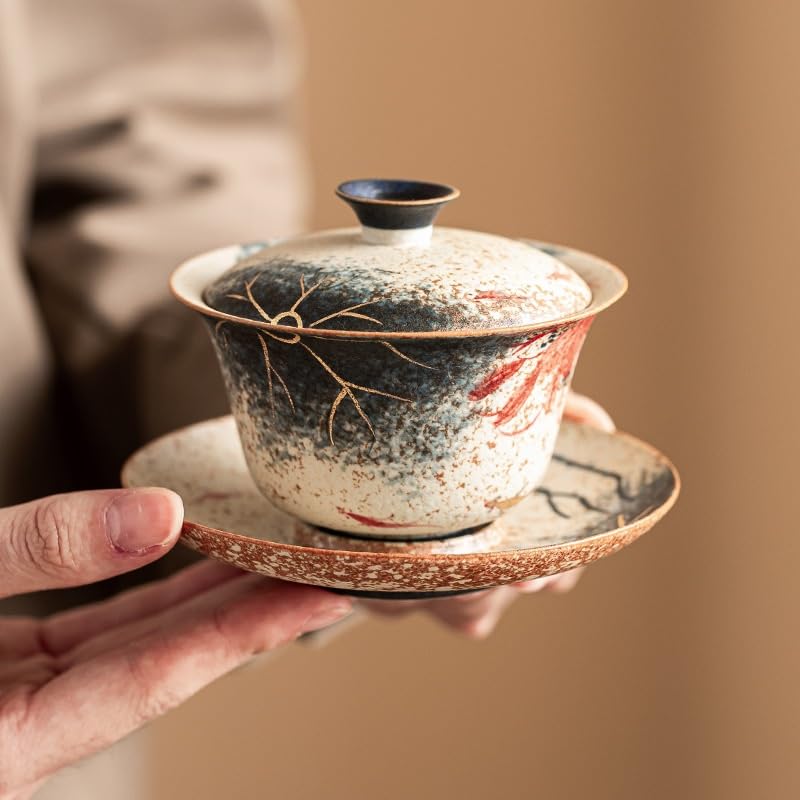 Amazon.com | Flamboyant Koi Fish Master Teacup teapot gaiwan