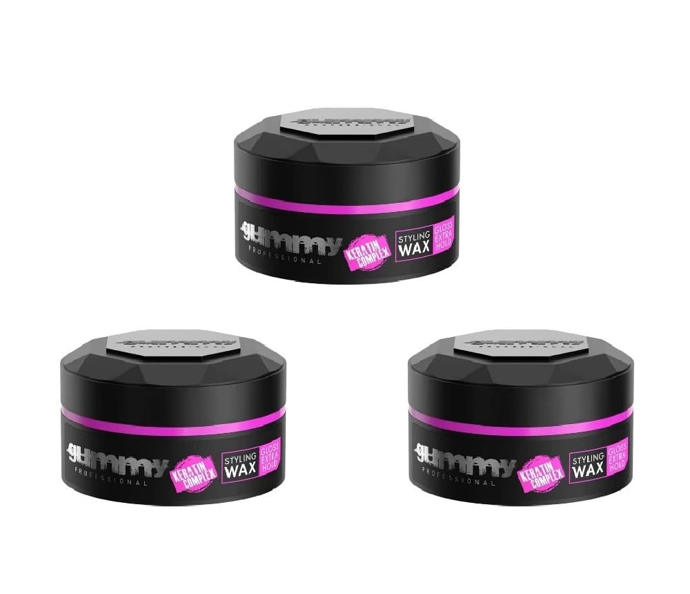 Professional Styling Hair Wax - Extra Gloss High Hold Finish - Water-Based Grooming Wax for All Hair Styles and Textures - Non-Greasy Shine with Long-Lasting Hold - 150 ml / 5.07 fl oz