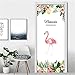 DFKJ Flamingo Porte Autocollants Auto-adhésif Mural décoration de la Maison Paon Stickers pour Enfants Chambre Bricolage Mur Art Affiches A7 77x200 cm