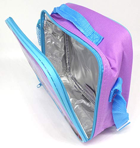 TDL Disney Frozen Geschenkset Isoliertasche + Trinkflasche + Pausenbrotdose - Offiziell Lizensiert - Lunch Bag + Sports Bottle + Sandwich Box - Gift Bundle