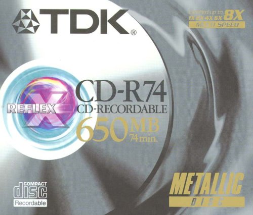 Reflex métallique CD-ROM 74 Min