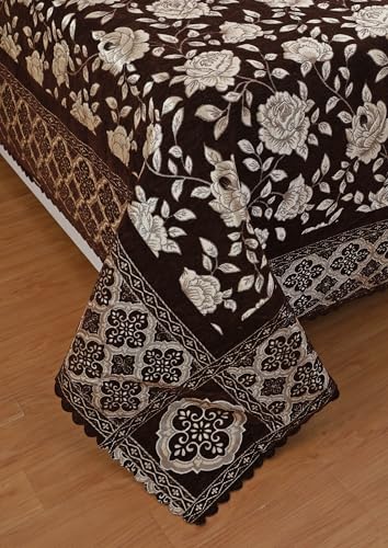 Image of Luxury Velvet Bedsheet |King Size Luxury Bed Sheet | Ultra Soft, Cozy & Warm Bedding for Bedroom | Hypoallergenic & Elegant Velvet Texture