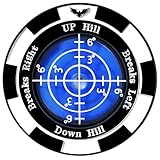 Yobbai SlopeVision Pro Golf Green Reader with Hat Clip, Horizontal Bubble Level & Golf Ball Marker – High Precision Green Reading Aid, Ideal Golf Gift for Men & Women