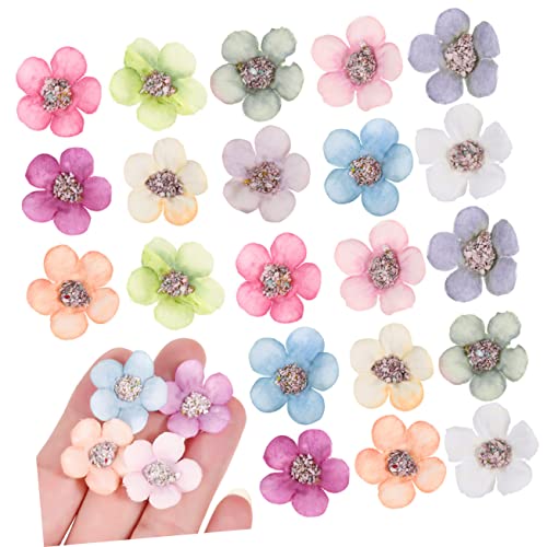 LIFKOME Cabezas De Flores Artificiales Margaritas Flores para Manualidades DIY Decoración