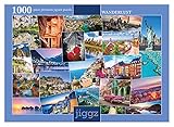 1000pc Jiggz Wanderlust Travel Premium Jigsaw Puzzle - Every Piece is Unique - Challenging Adult...