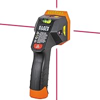 Klein Tools ESF150LL Electronic Stud Finder with Cross-Line Lasers, Bubble Level - Wood/Metal Studs to 1.5" Deep, LED/Audio Alerts