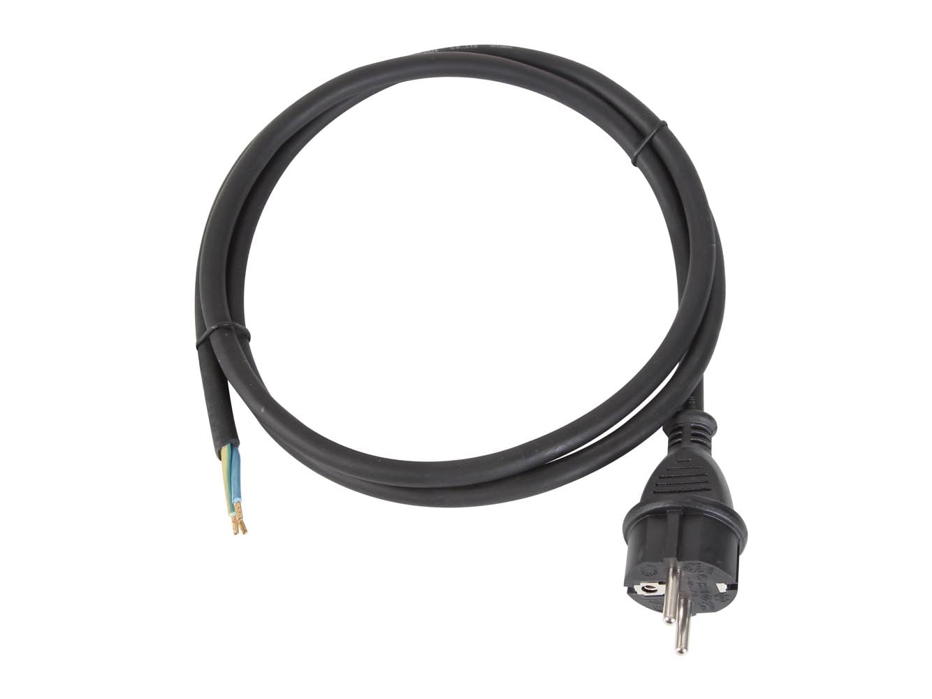 Perel EPC015R15 Cordon d'alimentation 1,5m 3G1,5 Prise Cee 7/7 avec extrémité sans prise