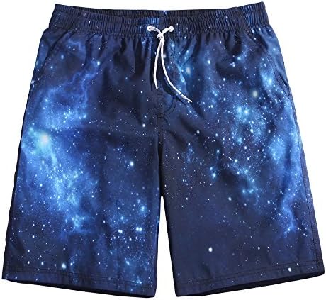 Mens Ultra Quick Dry Nebula Fashion Board Shorts Small 31-32