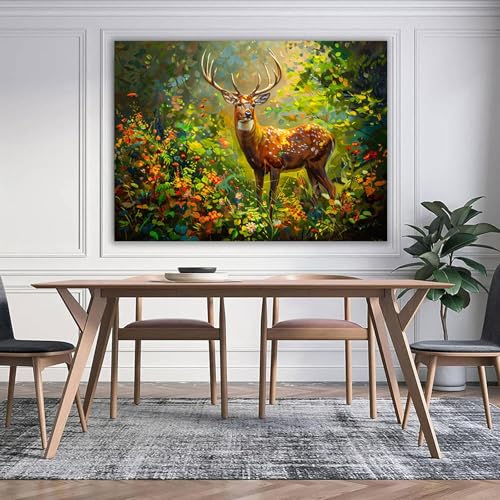 Impression d’art mural sur toile de peinture de paysage 60x80cm déco