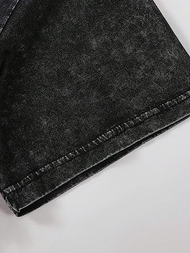 QJQ Men's Letter Graphic Tees Short Sleeve Crewneck T Shirts Y2K Vintage Drop Shoulder Baggy Streetwear Tops4