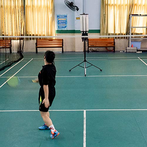SIBOASI Sports B2000 Badminton Machine Training Automatic Badminton Trainer Practice Device Equipment Shuttlecocks Machine Fully Training Badminton - Thumbnail 2