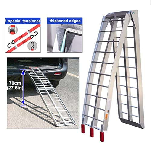 Rampa de carga de aluminio plegable con correas miniatura 3