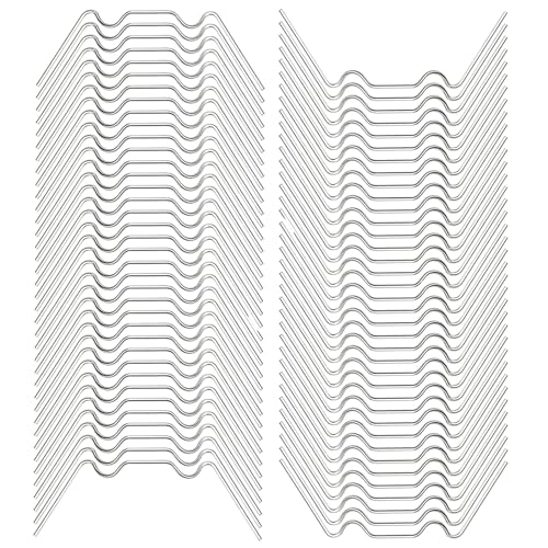 100 Pièces W Clips pour Serre de Jardin en Verre,Polycarbonate Clips Kit de Réparation,Accessoires de Jardin pour Serres,Résistantes aux Tempêtes,pour...