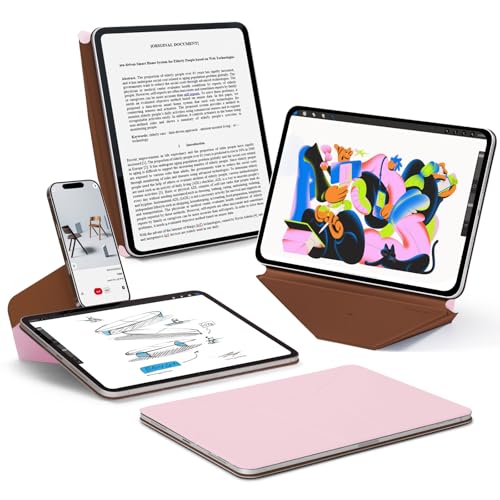 Image of MOFT Dynamic Folio Case for iPad Air 13-inch (M4 2026 / M3 2025 / M2 2024),Slim Magnetic Stand Case with 20+ Viewing Angles, Auto Wake /Sleep,Ultra Thin, Light Pink