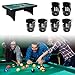 NUEAYMS 6Pcs Heavy Duty Billiard Pool Table Pockets Basket Billiard Drop Pockets Storage Pockets Pool Table Accessories