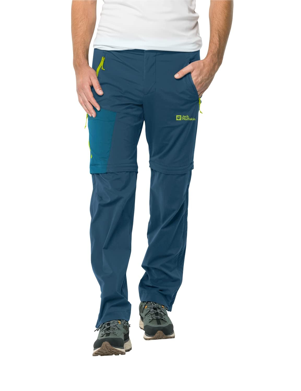 Jack Wolfskin Męskie spodnie trekkingowe Glastal Zip Away Pants M