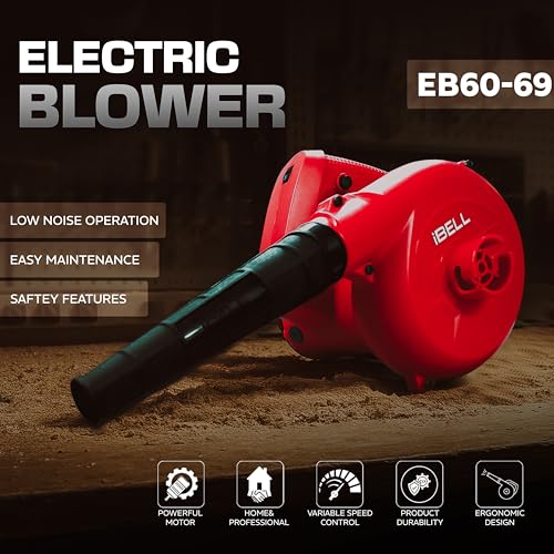 Image of IBELL Air Blower EB60-69 600W, Copper Armature, 14000 RPM, Blow Rate 3.3M3 /Min, with variable speed