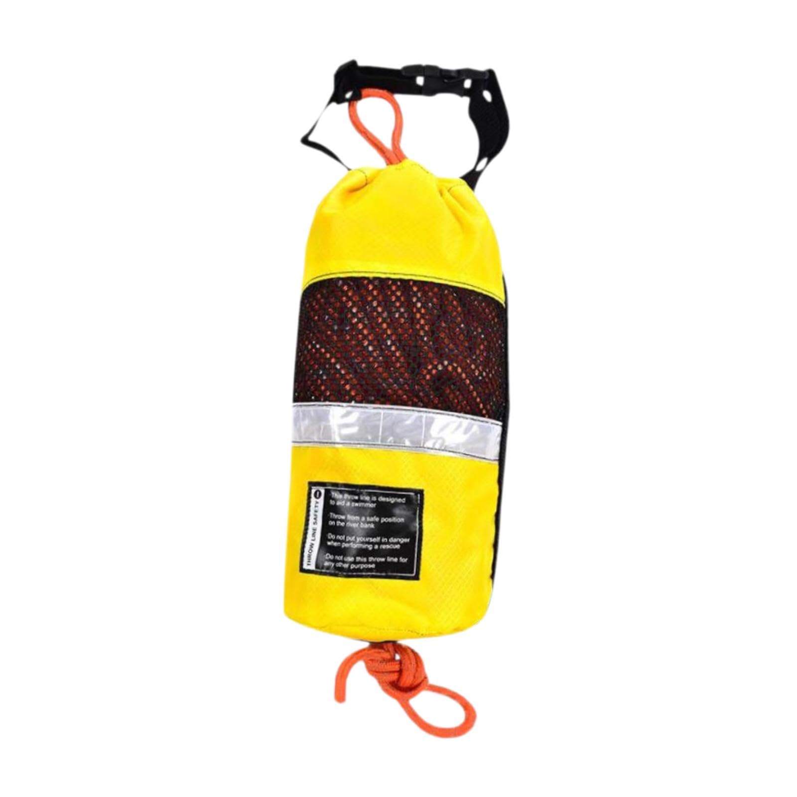 Baoblaze Rope Throw Bag, Floating Throw Bag, Portable High Visibility Throwing Line, Throwing Bags for Water Rescue with Rope