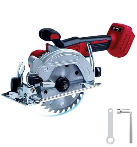 丸ノコ 充電式丸のこ 丸鋸 コードレス 140mm鋸刃 最大切り込み深さ51mm コンパクト充電式丸のこ マキタの18Vバッテリー対応 コンパクト設計 140mmの鋸刃付き 【本体のみ、バッテリー別売り】 日本語取扱説明書付き-YC-DH