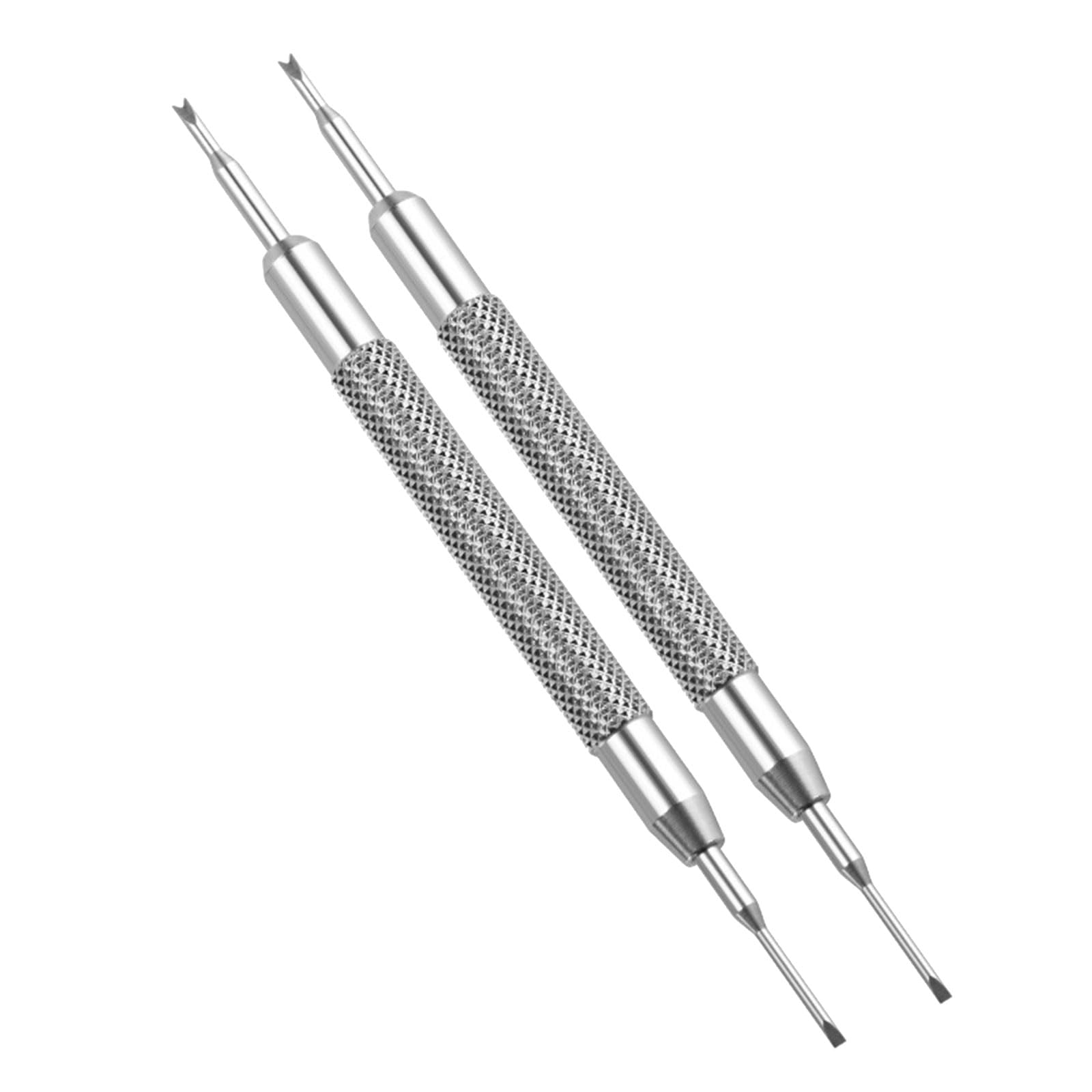 Buxuaaaa 2Pcs Compact Double Head Screwdriver Set Suitable For Watchband Repair Resistant Design With Ergonomic Nonslip Grip Double Head Screwdriver For Watches