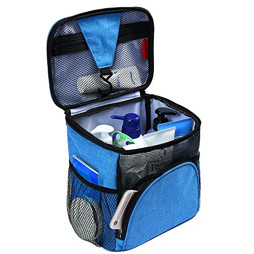 Esonmus Ligero Bolsa de Lavado portátil Resistente al Agua Bolsa de Ducha Duradera Bolsa de baño Multifuncional para Viajes y Viajes de Negocios