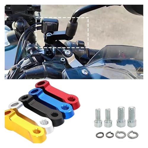 Soporte de extensión azul para Ducati Monster 696 y 797 6