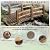 EPICOZY Wood Garden Bridge Classic Wooden Arch Stained Finish Footbridge with Safety Railings, 530 lbs Capacity, Decorative Pond Bridge Landscaping for Outdoor Yard Farm Garden Creek Ponds, Carbonized