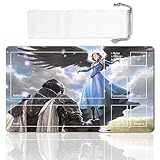 LIUYANZE Board Game MTG Playmat Table Mats Games Size 60X35 cm Mousepad Compatible for TCG RPG CCG Play mats (Restoration Angel 2-Zone)