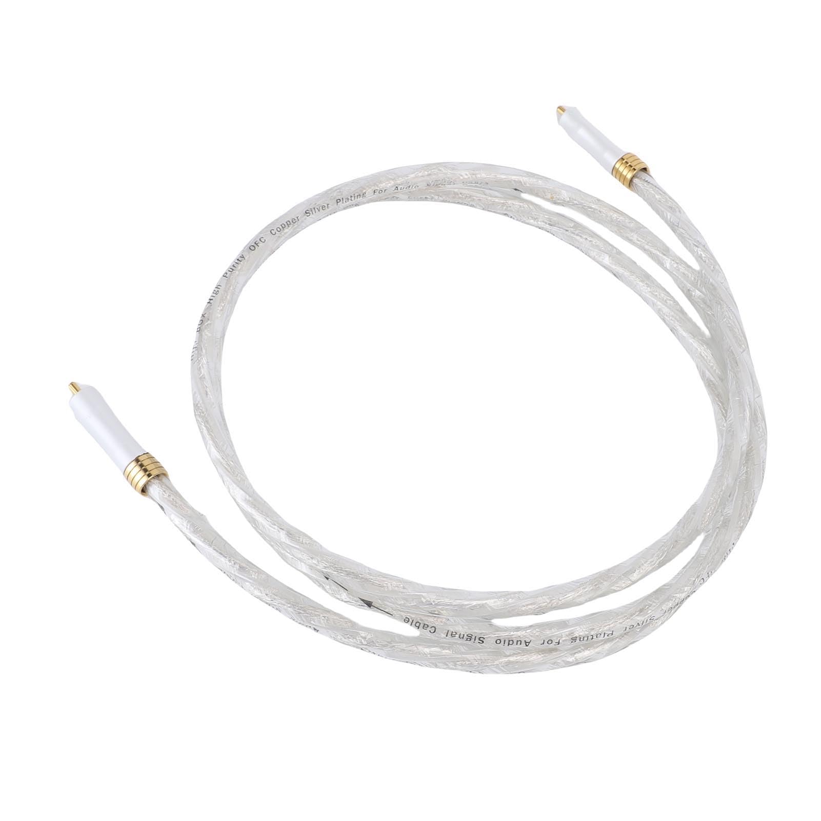 Fabater Stecker-auf-Stecker-Stereokabel, 1,2 M, Premium-Kupfer-Soundkabel für Heimkino-TV-Verstärker, Lautsprecher-Set
