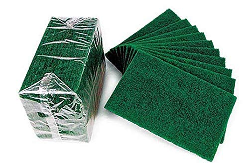 KCSL 10 Pack Heavy Duty Green Scourers by Key Catering Solutions Ltd