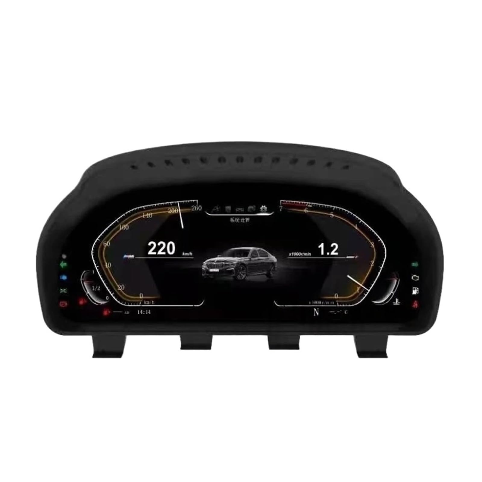 Tablero digital LCD para coche compatible con BMW X6 E71 F16 modelos de 2006 a 2017 8