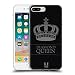 Produktbild Head Case Designs Schwarz-Grau Königin Krone Diamanten Soft Gel Huelle kompatibel mit Apple iPhone 7 Plus/iPhone 8 Plus