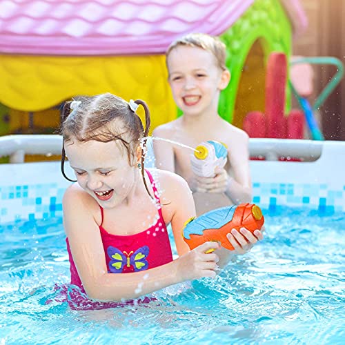 Water Guns for Kids - 4 Pack Water Squirt Guns for Kids Toddlers, 16.4 FT Long Shooting Range Water Gun Toys for Summer Parties, Outdoor Pool Beach Water Fighting Toys for Toddlers Age 3-10