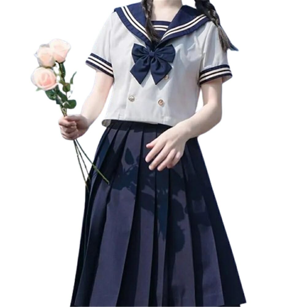 Amazon.co.jp: 制服 アイドル コスプレ 森ガール なんちゃって学生服