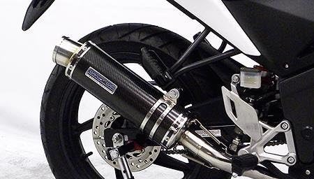 Amazon ウイルズウィン Cbr125r Jc50 ダイナミックマフラースポーツブラックカーボン フルエキ フルエキゾースト 車 バイク