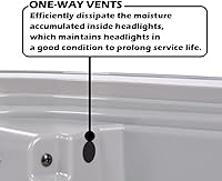 Vista 6 de PIT66 Lámparas traseras, compatibles con Ford F150 2009 2010 2011 2012 2013 2014, conjunto de lámparas de freno traseras izquierdas y derechas