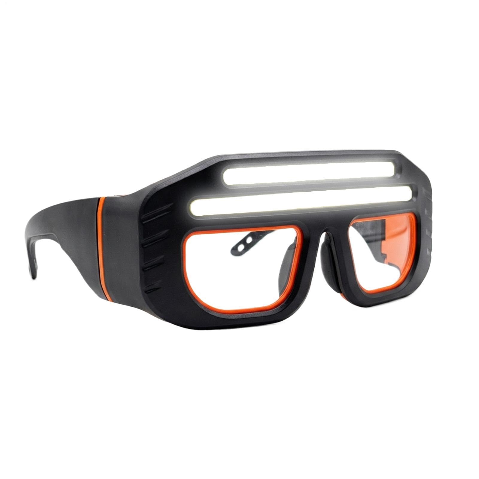 Evite accidentes en la oscuridad con gafas de seguridad LED recargables 8