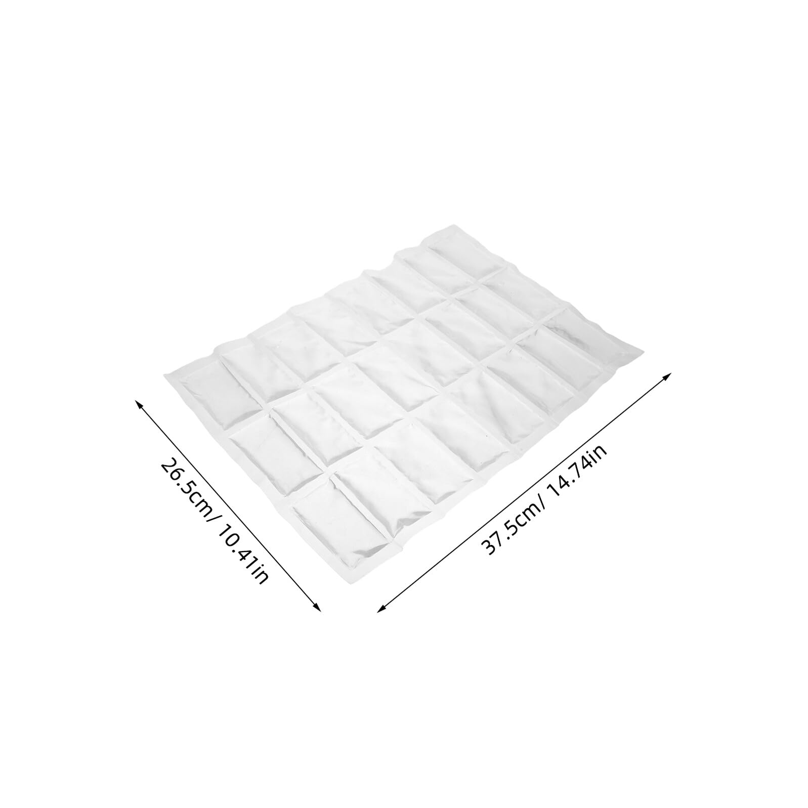 YARNOW Borsa Ghiaccio Riutilizzabile Gel a Griglia Flessibile per Conservazione Cibo e Campeggio, per Frutta e Panini