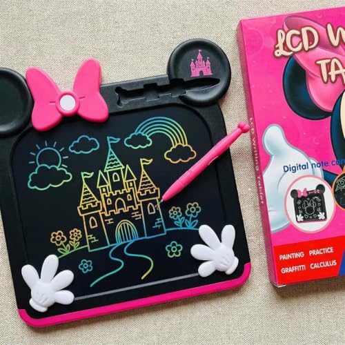 Image of Minnie LCD Writing Magic Tablet 9 Inch, Electronic Drawing Pad for Kids, Preschool Education Toy, Toddler Travel Game for Boys & Girls, Birthday Gift for 3 4 5 6 7 8 9 Year (Pink)